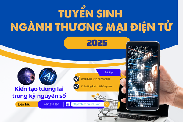 Tuyển sinh Ngành Thương mại điện tử tại Đại học Thủy lợi – Cơ hội nghề nghiệp số cho thế hệ trẻ